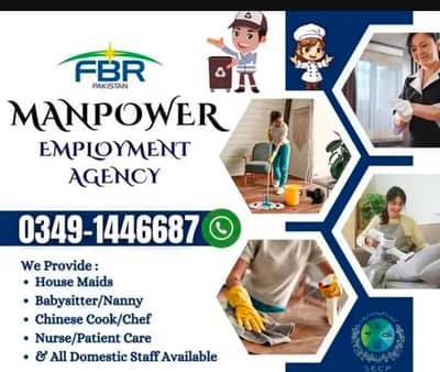 Cook/Chief/Maids/Babysitter/patient Care/Driver/Couple