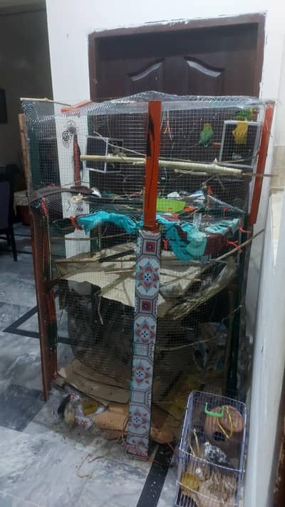 Round Bird cage (Home made)