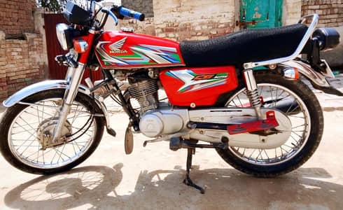Honda cg 125 2023 model letter kata hua he