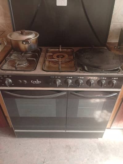 Enviro 5 flame cooking range for sale