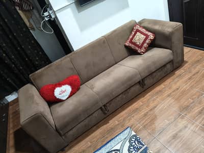 Sofacambed Brown Excellent Condition