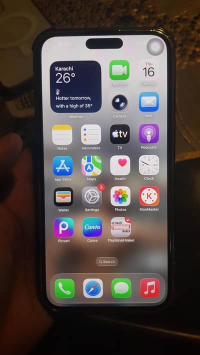 iphone 15 pro max 256gn jv 03097754596 84 battery total geniun 10by10