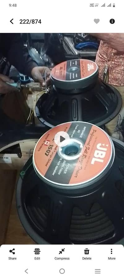 o meter jbl 1507 300what