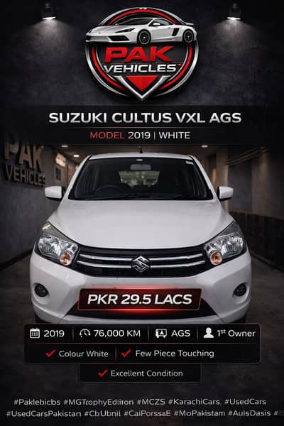 Suzuki Cultus VXL AGS 2019