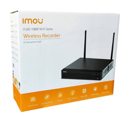 Wireless IMOU NVR Recorder 8 Channels | NVR1108HS-W-S2 Plug and Play