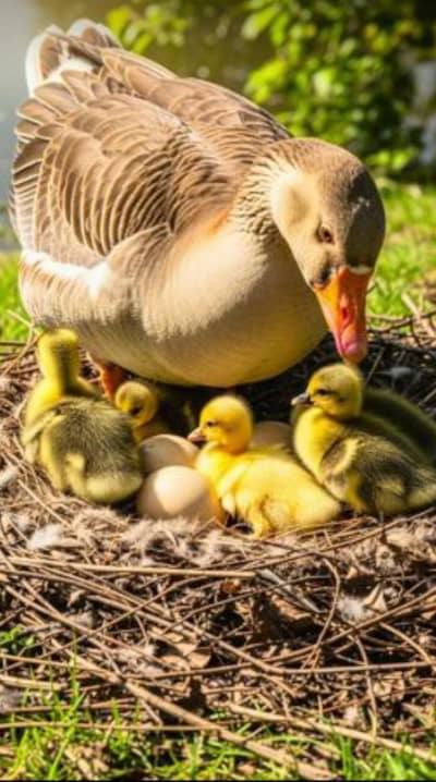 duckling End duck k fertile egg