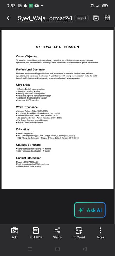 Need Job(urgent)