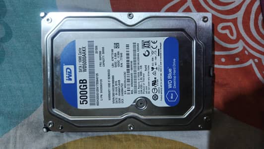western digital 500gb hard disk