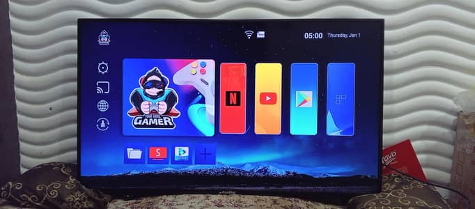 LED tv 50 inch Ecostar with 4k android tv game USB