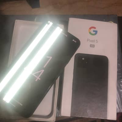 Google pixel 5 5g- With Box - Panel Damage