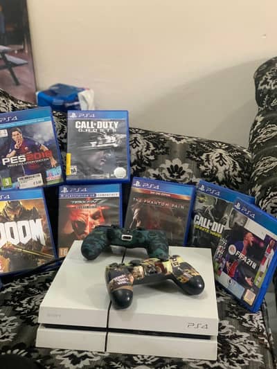 PS4 500gb Jail with game cd’s