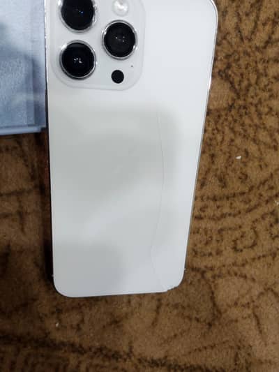 14 pro max screen changed and back cracked