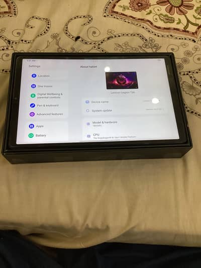 LENOVO LEGION TAB 12 GB RAM 256 gb rom