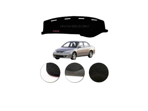 Heat Proof Dashboard Cover For Honda Civic 2002-2006 | Synthetic | Washable | Civic Dashboard Mat