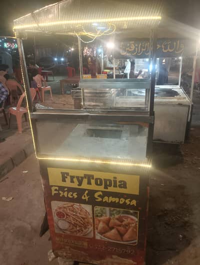 chips counter fries counter for sale complete saman urgent sale