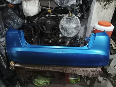 Honda Fit 2007-2012 Back Bumper - Honda Jazz 2007-2012 Rear Bumper