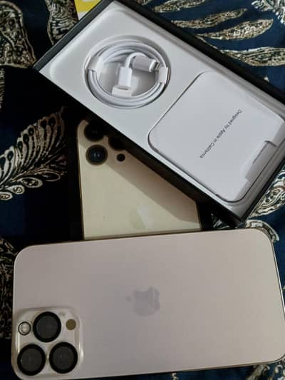 iphone 13pro max 256gb  gold colour 