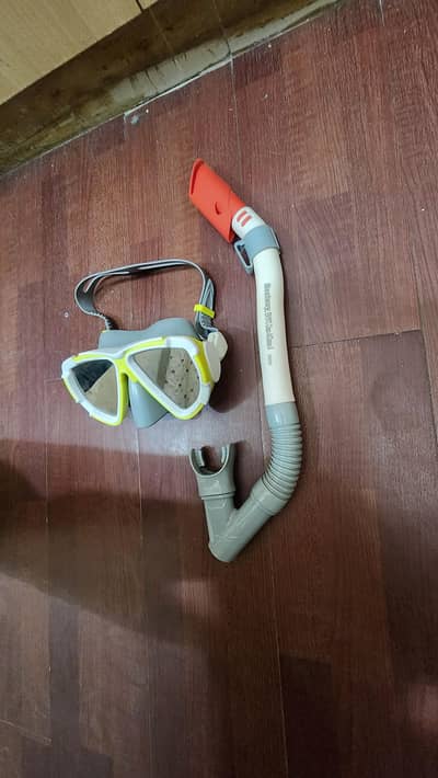 BEST WAY ORIGNAL SNORKEL SET WITH GOGGELS AND BUILT IN NOSE COVER
