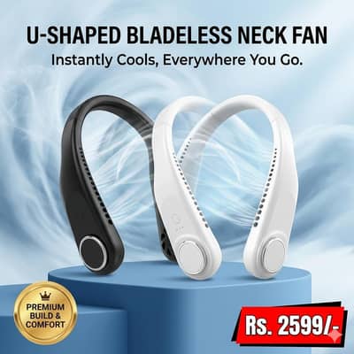 U-Shaped Neck Fan — Ultimate Hands-Free Cooling! 