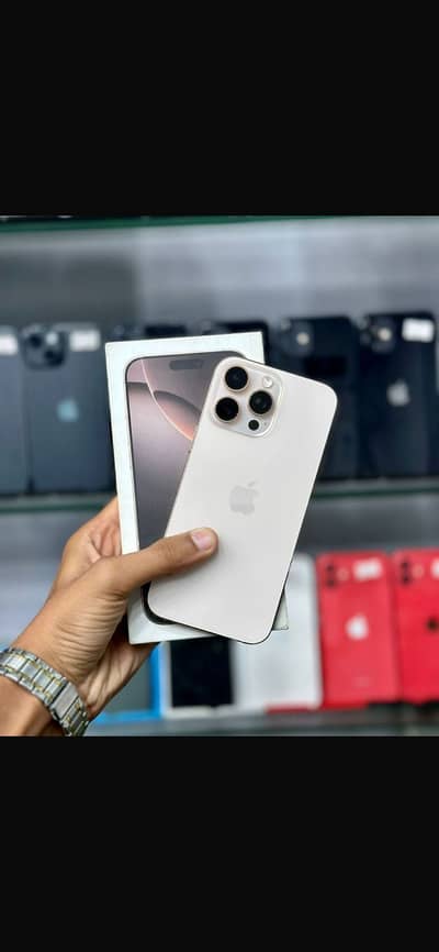 IPHONE 16 PRO MAx , 256 GB , NON PTA , sim time available