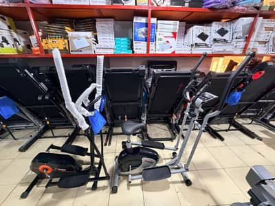 Magnetic elliptical bike/cross trainer.