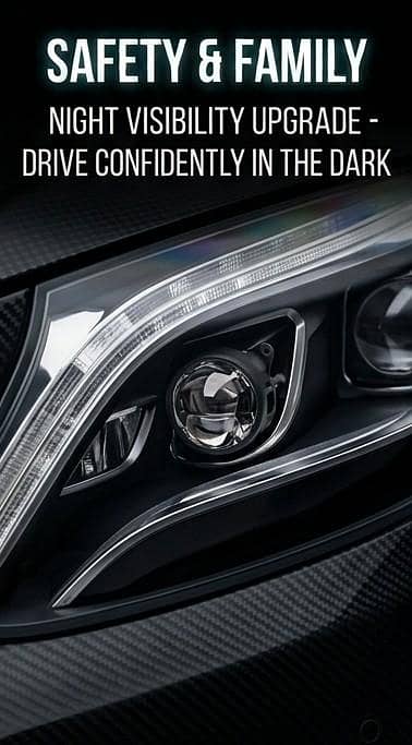 solenoid led projector headlights universal