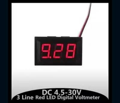 Digital bike Voltmeter DC 4.5V to 30V Digital Voltmeter Voltage