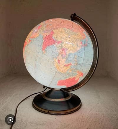 illuminated world globe Table lamp