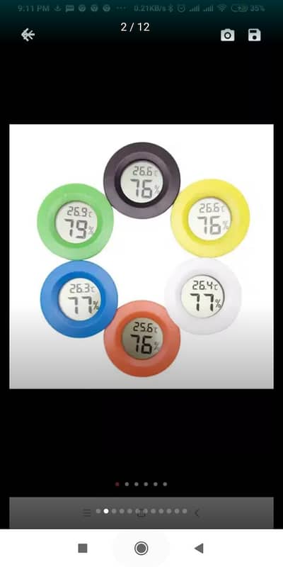 LCD Digital Thermometer Hygrometer incubator Indoor Room