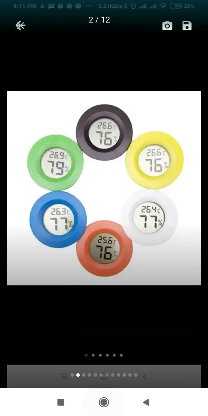 LCD Digital Thermometer Hygrometer incubator Indoor Room