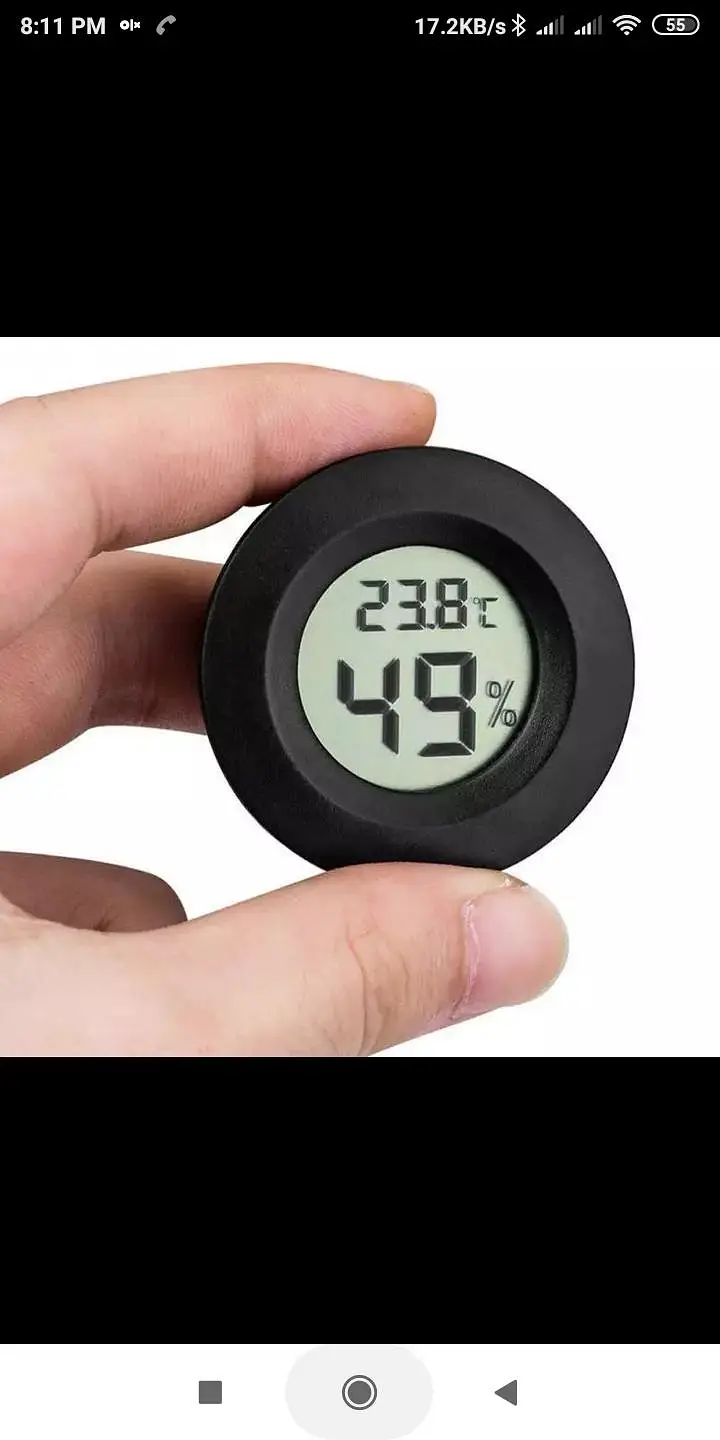 LCD Digital Thermometer Hygrometer incubator Indoor Room — photo 4