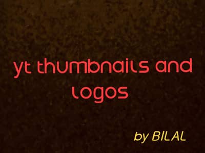 yt thumbnails, logos and web designing