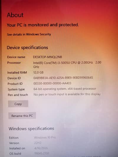 Dell i 3 5th Generation