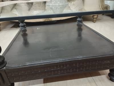 Center table with 2 side tables