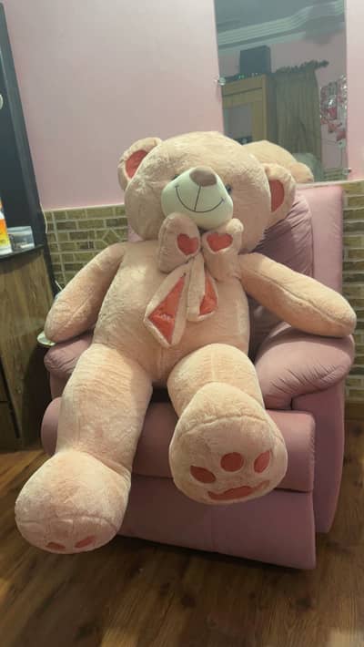 Huge Pink Teddy Bear  Gift Item | Soft & Clean | Urgent Sale