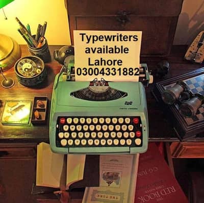 Typewriters with 6 month Warranty cover case box