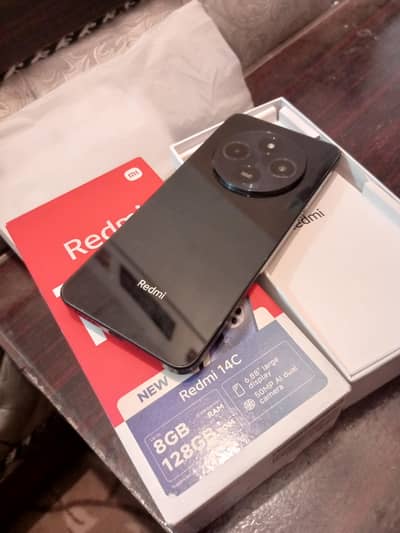 Redmi 14c All ok with box 4/128. GB 6 month warranty