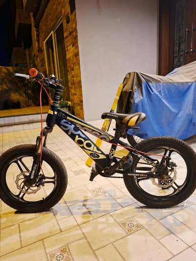 kids imported bicycle 1 month used