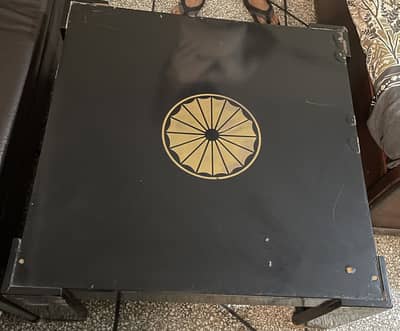 L shape sofa and 2 tables for sale