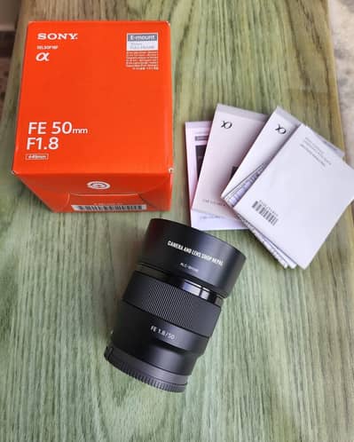 Sony 50mm f1.8 with Box