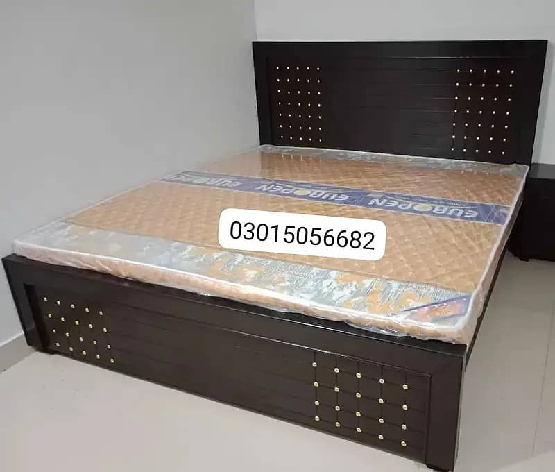 single bed/bed set/king size bed/double bed/solid bed/wooden bed set 3