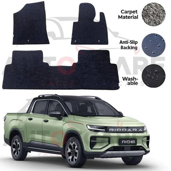 Riddara RD6 Genuine Fitting Carpet Floor Mat 3PCS - Model 2025-2026