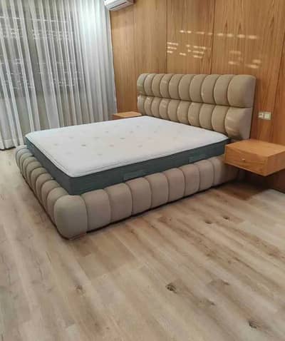 Bed /Poshish Bed /Double Bed/king Size Bed/Bed Dressing Side Table