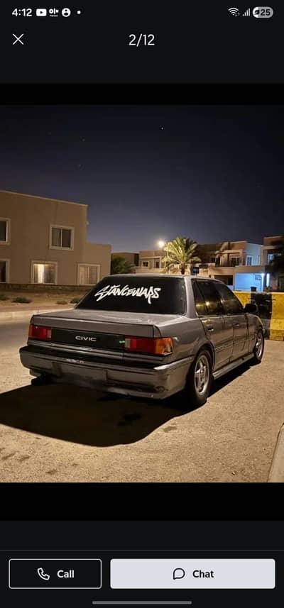 Modfied Civic EF 1988 for urgent sale