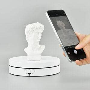 Rotating Display Stand | Smooth-Spin USB Powered 360° Turntable (3 Speed)