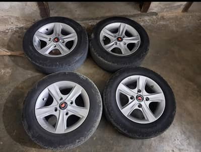 Tyre alloy rim 13 size for sale. 0345.5131255