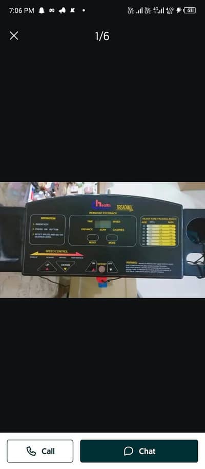 treadmill good condition urgent sale