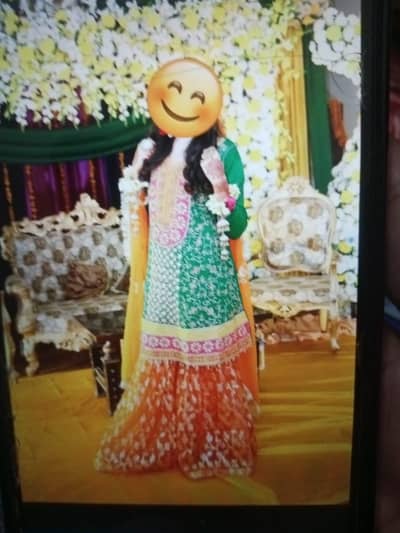 mehndi dress