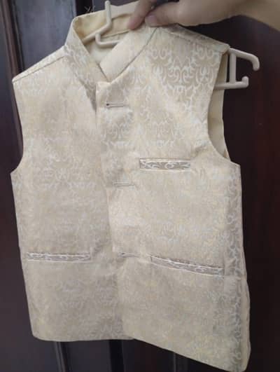 golden colour wascoat
