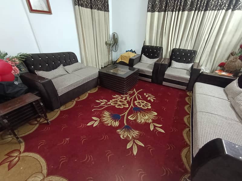 07x Sofa's Set (Brown + Caramel) 0